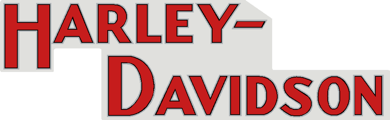 Harley Davidson Old Style Tank Decal Logo - Collideascope