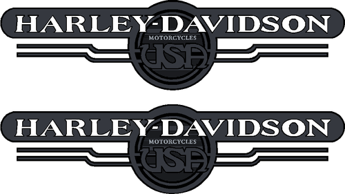 HARLEY DAVIDSON LOW RIDER TANK DECAL STICKERS 250mm
