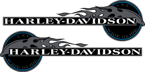 Harley Davidson Wide Glide DECALS 285mm 14313-93