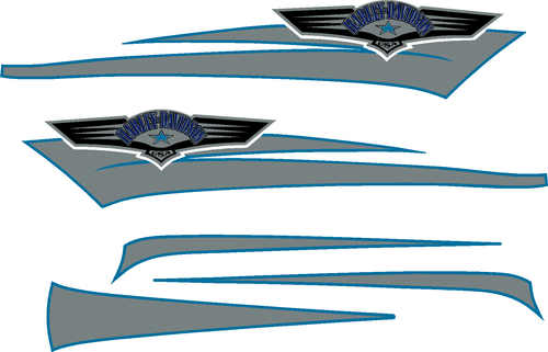 Fat boy tank fender decal sticker 2008 2009