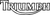TRIUMPH SPEED TRIPLE TANK DECAL STICKER EARLY 230MM
