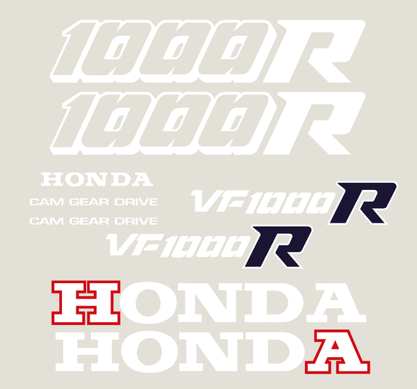 HONDA VF 1000 DECAL STICKER KIT