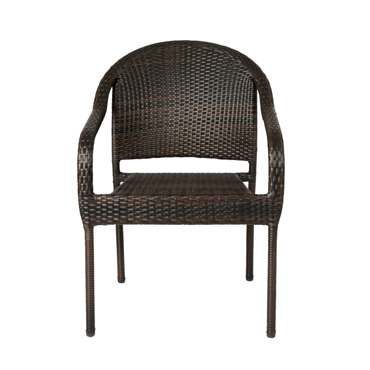 Comfort Height Coconino Armchair in Mocha All Weather Wicker