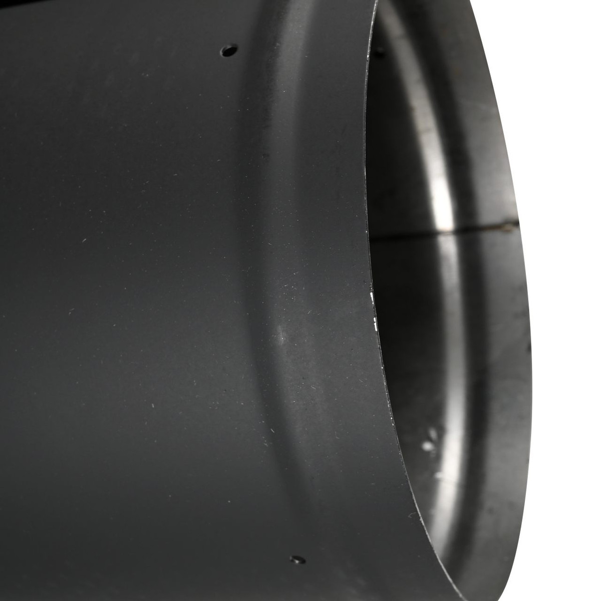 6'' x 36'' HeatFab Single Wall Black Stovepipe - 2607B