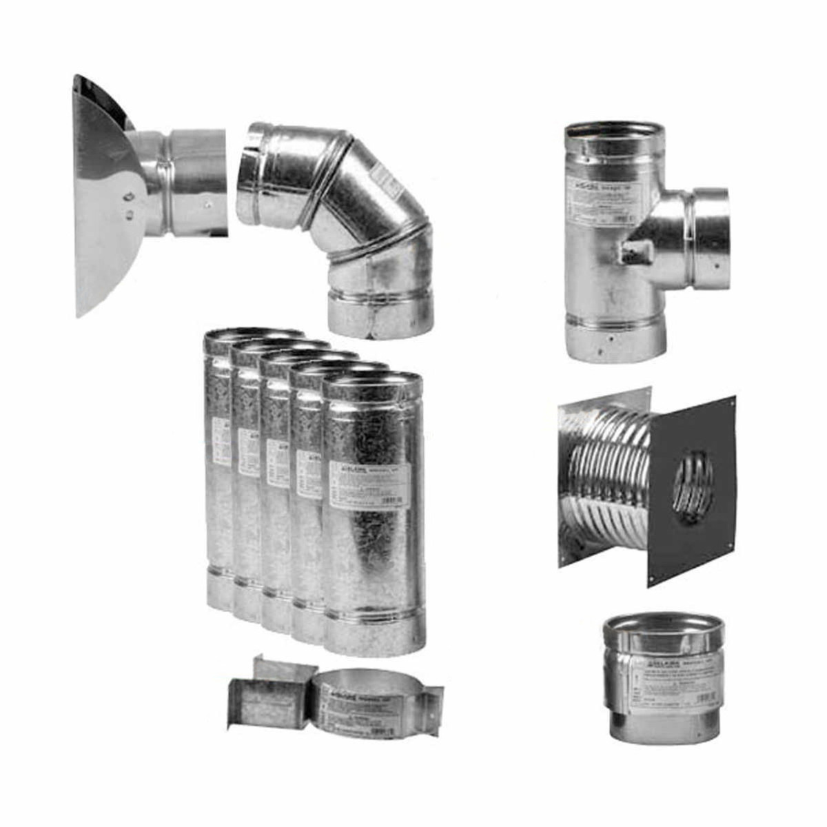 SELKIRK VP Pellet Pipe 3 In. Through the Wall Pellet Stove Pipe Kit - Power  Townsend Company