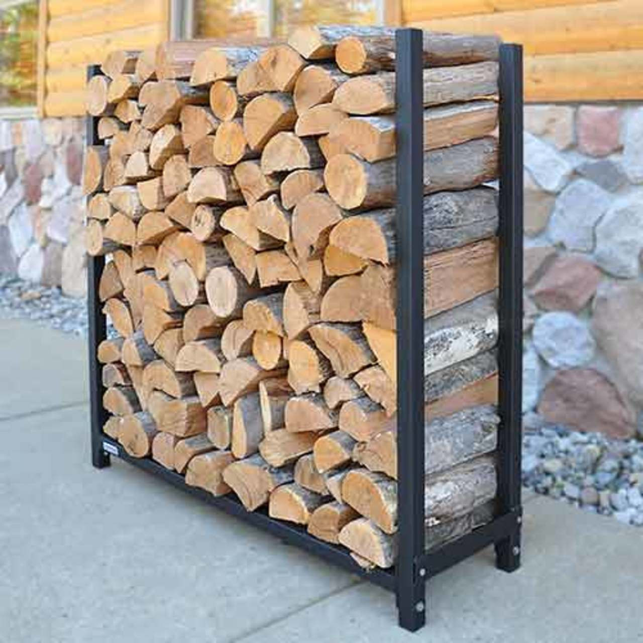 WoodEze 2 Face Cord Firewood Rack