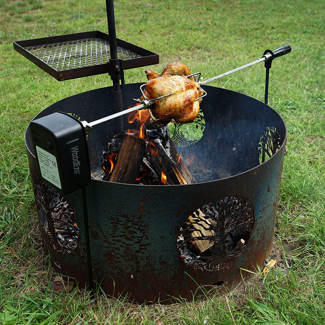 WoodEze BBQ Campfire Rotisserie