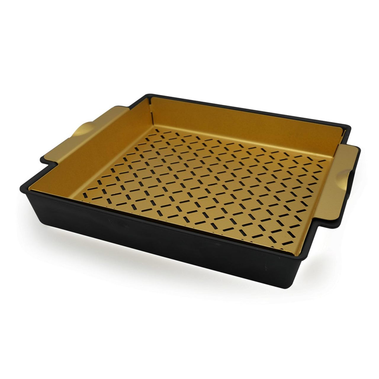 Grill & Serve, Antique Brass Grilling Tray
