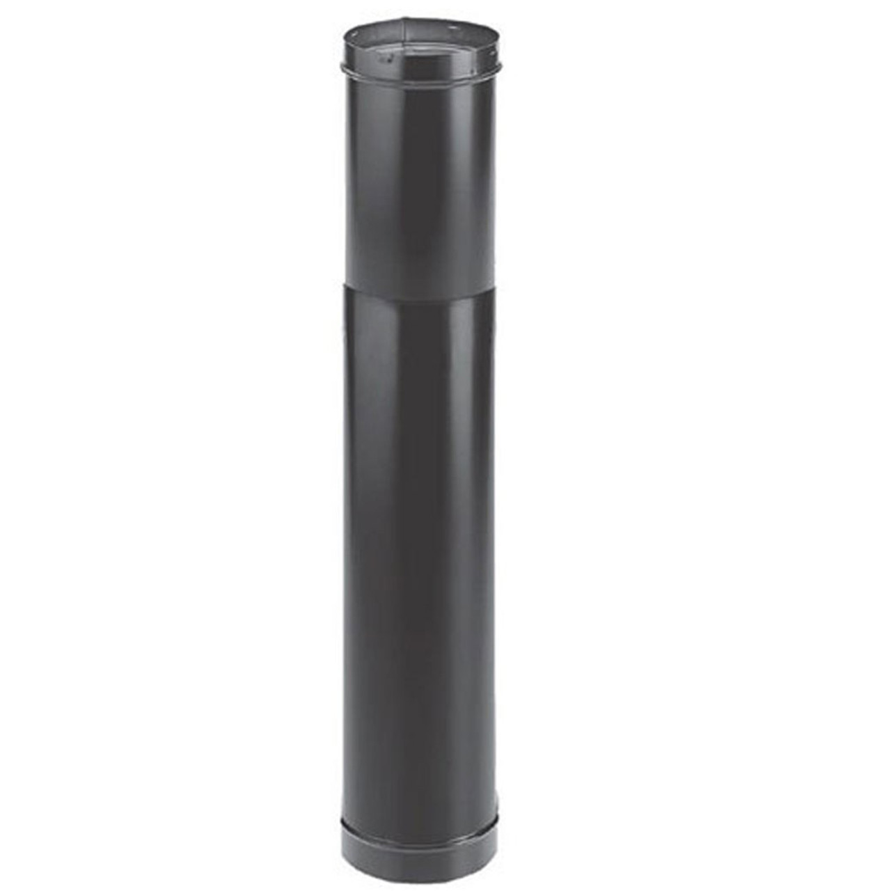 DuraVent 6DBK-TL DuraBlack Wood Stove 6 in. Telescoping Pipe