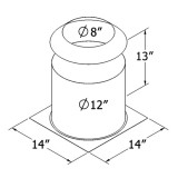 Diagram of 6 Inch Insulation Shield