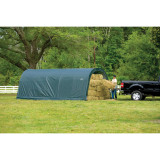 ShelterLogic 12' x 20' x 8' Green Run-In Shed - 51341