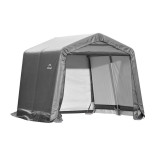 ShelterLogic 10' x 10' x 8' E-Series Gray Storage Shed - 70333