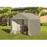 ShelterLogic 6' x 6' x 6' E-Series Gray Storage Shed - 70401