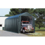 ShelterCoat 16' x 36' Garage With Peak Roof - Green