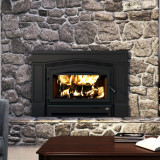 Matrix 2700 Black Wood Stove Insert. Heats Up to 2,200 sq ft - OB02700