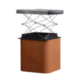 The Top Damper Steel Chimney/Cap Damper - 8" x 17"