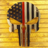 24" Decorative Metal Art - Punisher