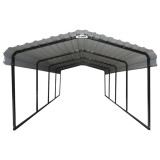 Arrow Carport 12 x 29 x 7 Ft. - Eggshell