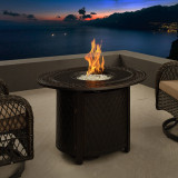 James Aluminum Oval LPG Fire Pit