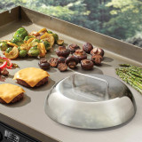 11" Stainless Steel Grill Melting Dome