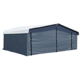 Arrow 20' x 20' Enclosure Wall Kit ONLY for Carport - Gray