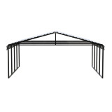 Arrow 20' x 20' x 9' Carport - Eggshell