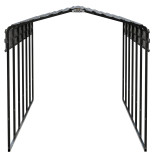 Arrow 10' x 29' x 9' Carport - Charcoal