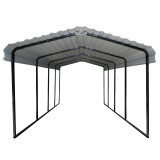 Arrow 12' x 20' x 9' Carport - Charcoal