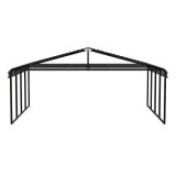 Arrow 20' x 20' x 9' Carport - Charcoal