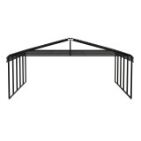 Arrow 20' x 24' x 9' Carport - Charcoal