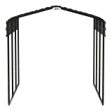 Arrow 10' x 15' x 9' Carport - Charcoal