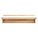 72" Savannah Fireplace Shelf by Pearl Mantels - Unfinished