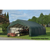 ShelterCoat 18' x 24' Garage With Peak Roof - Green