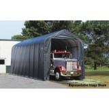 ShelterCoat 16' x  40' Garage With Peak Roof - Gray