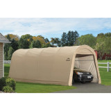 AutoShelter 10' x 20' Tan Roundtop Garage