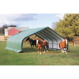 22' x 20' Green Run-In Shelter