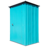 Spacemaker 4' x 3' Patio Shed - Teal and Anthracite