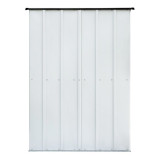 Spacemaker 4' x 3' Patio Shed - Flute Gray and Anthracite