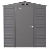 Arrow Select 6' x 5' Steel Storage Shed -  Charcoal