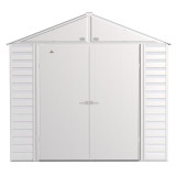 Arrow Select 8' x 6' Steel Storage Shed - Flute Gray