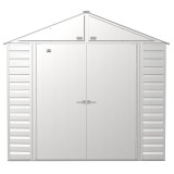 Arrow Select 8' x 8' Steel Storage Shed - Flute Gray