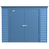 Arrow Select 8' x 4' Steel Storage Shed  -  Blue Gray