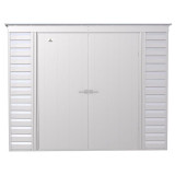 Arrow Select 8' x 4' Steel Storage Shed -  Flute Gray