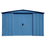 Arrow Classic Steel Storage Shed  10' x 12' - Blue Gray