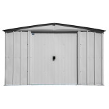 Arrow Classic Steel Storage Shed  10' x 12' - Flute Gray