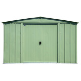 Arrow Classic Steel Storage Shed  10' x 14' -  Sage Green