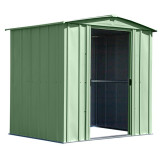 Arrow Classic Steel Storage Shed 6' x 5' -  Sage Green