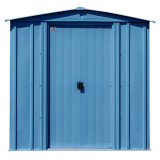 Arrow Classic Steel Storage Shed 6' x 7' -  Blue Gray