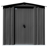 Arrow Classic Steel Storage Shed 6' x 7' Charcoal