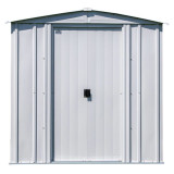 Arrow Classic Steel Storage Shed 6' x 7' Flute Gray